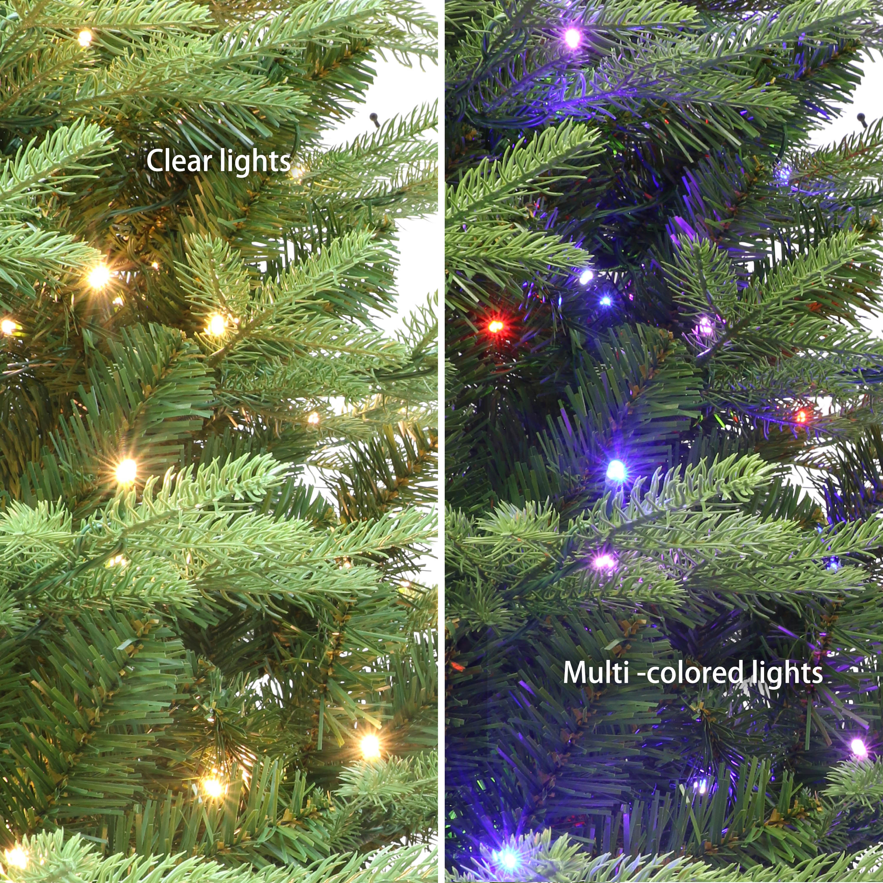 7.5' Pre-Lit Alaskan Winter Fir Tree